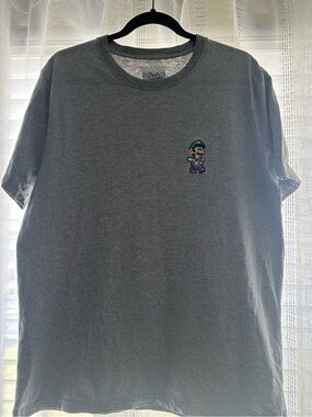 Bricktown x Mario Kart - Pixel Luigi Chest Graphic Tee